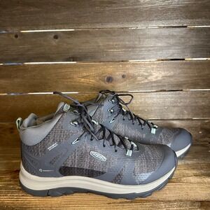 New Womens Keen Terradora II Gray Hiking Waterproof Outdoor Ankle Boots Size 9 M